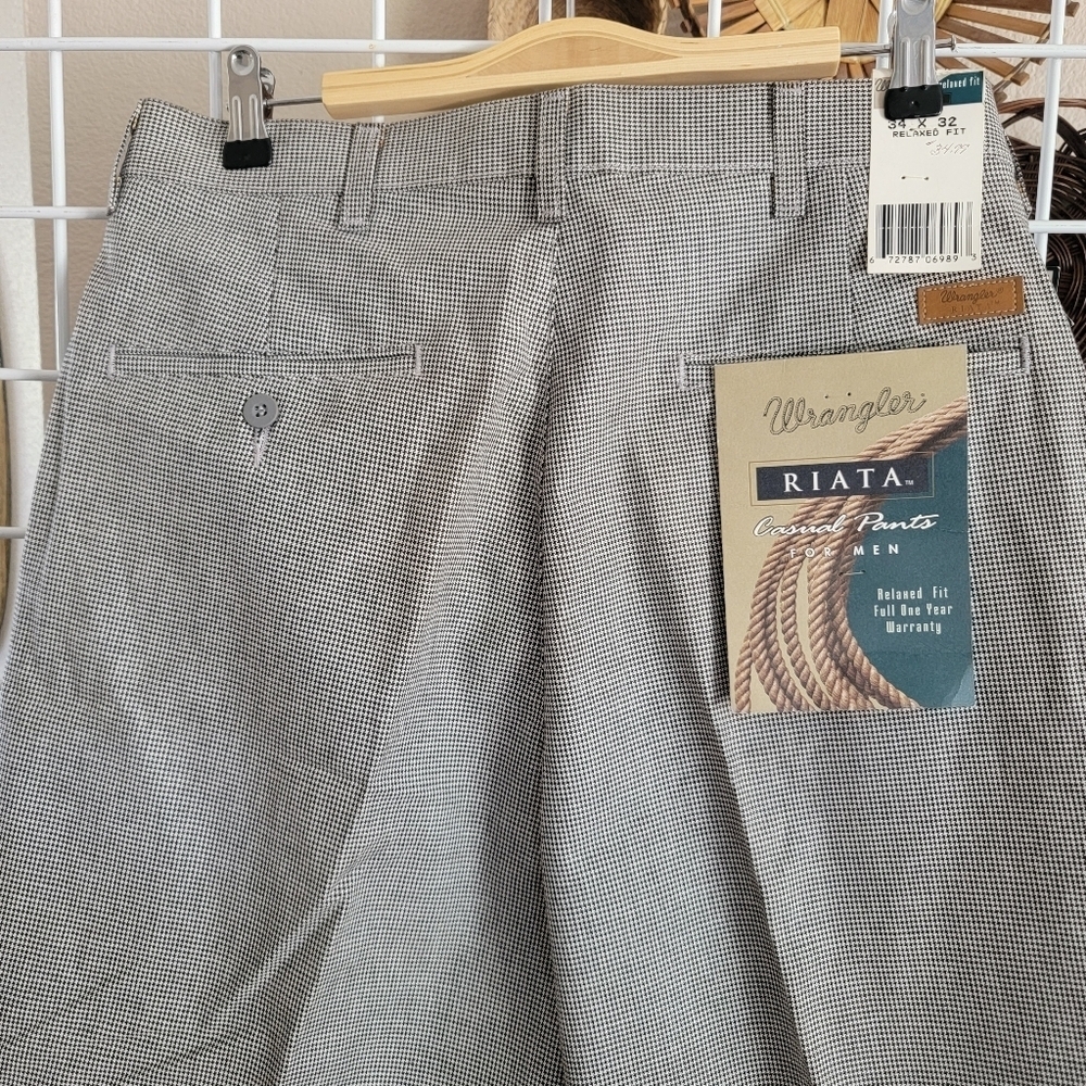 Wrangler Riata Mens Casual Dress Pant Sz 34x32 - Picture 7 of 8